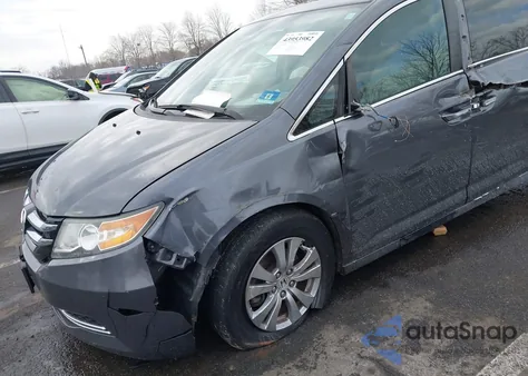 2016 Honda Odyssey Ex-L from USA, damaged, VIN 5FNRL5H65GB123227